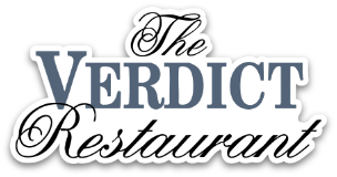 The Verdict Restaurant logo top - Homepage