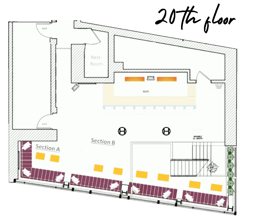 plan of the 20th floor
