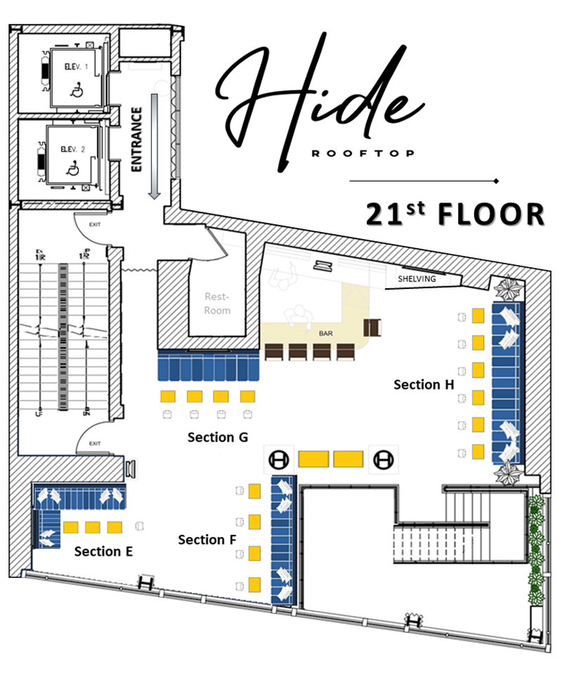 plan of the 21st floor