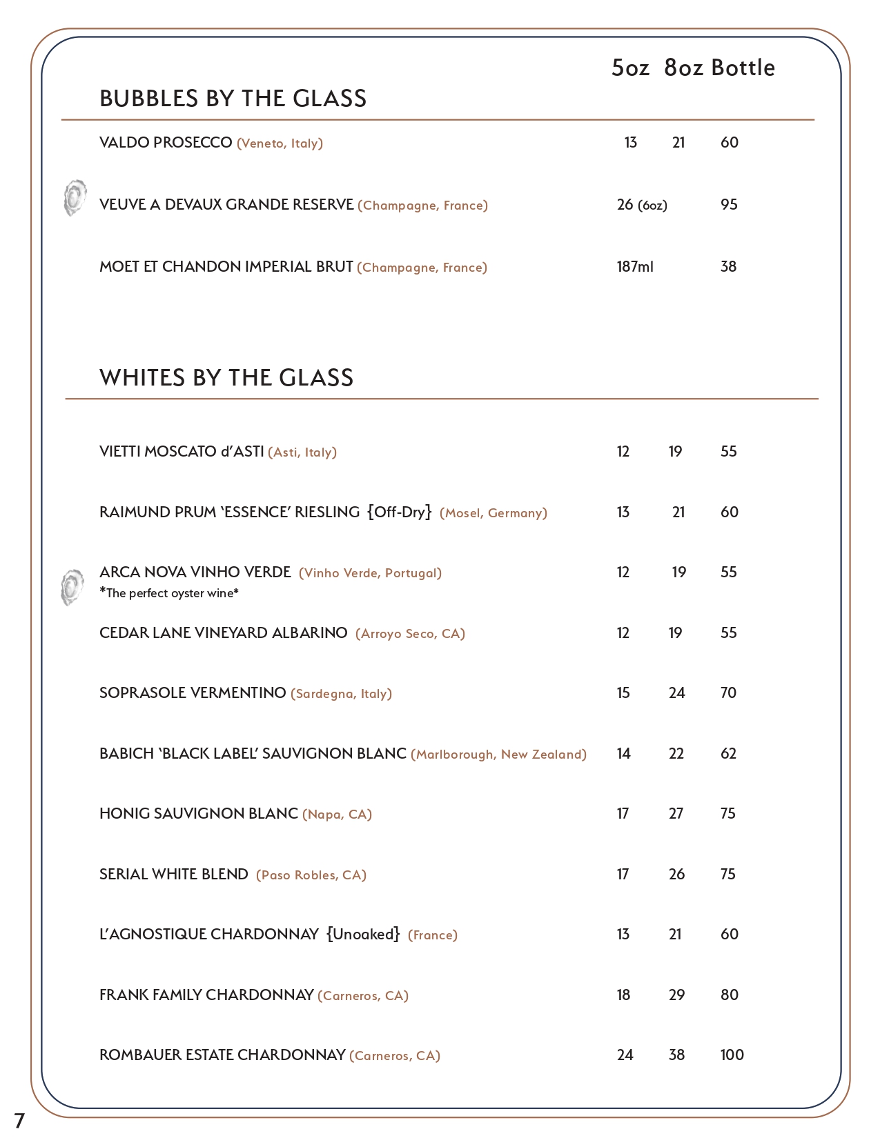 Drink menu page 10