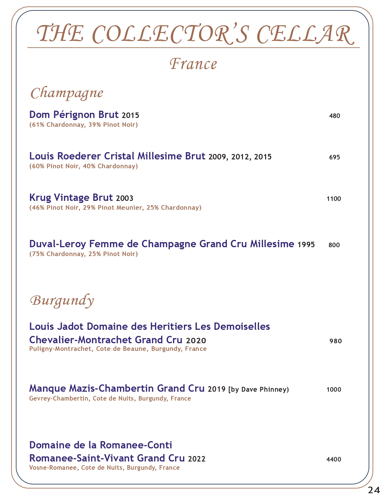 Drink menu page 27
