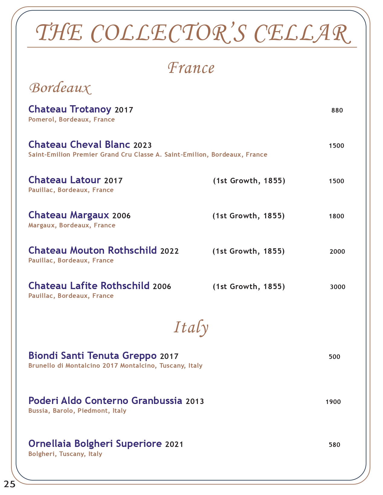 Drink menu page 28