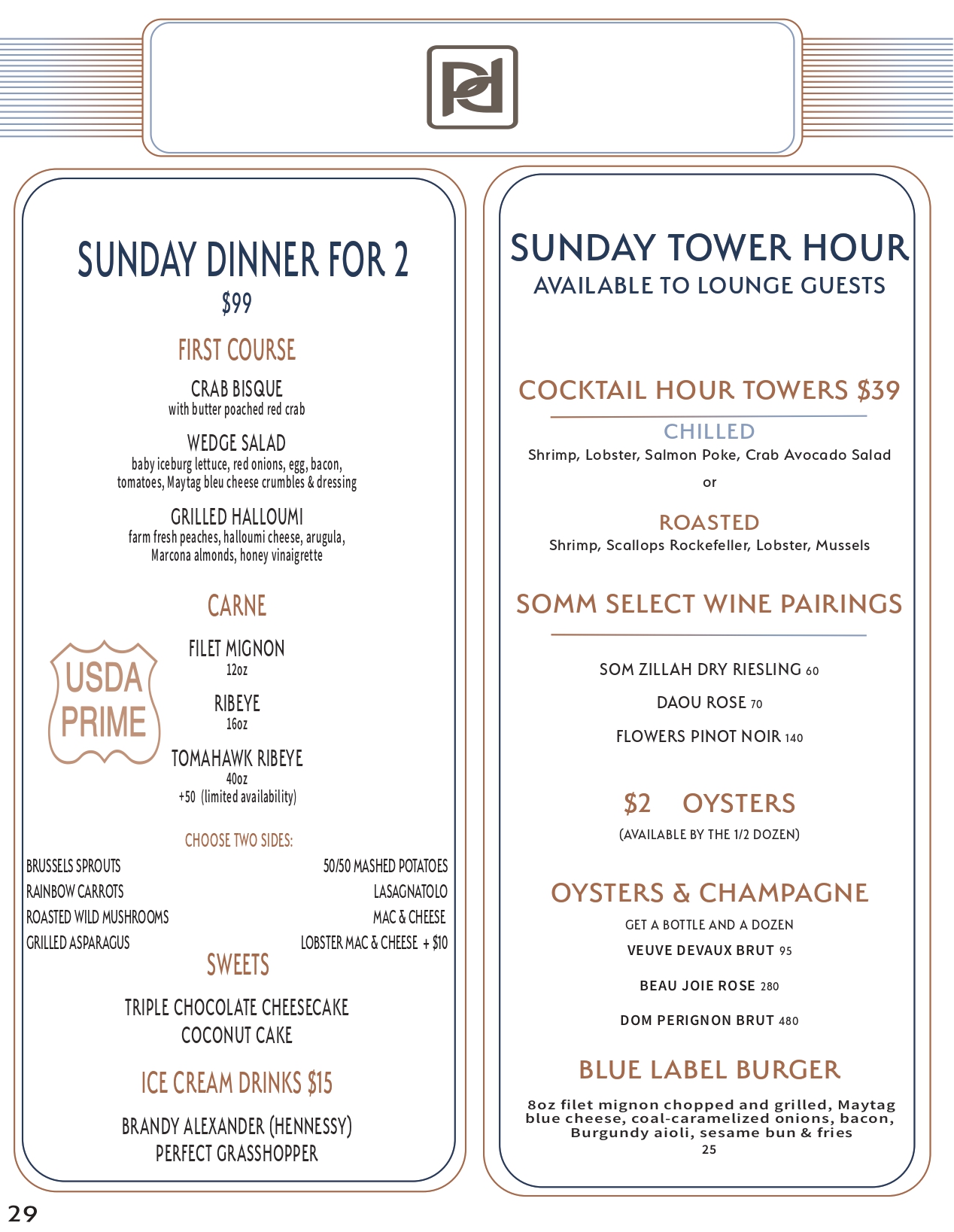 Drink menu page 32