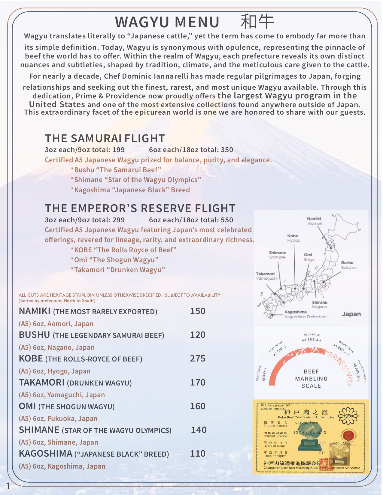 Drink menu page 4