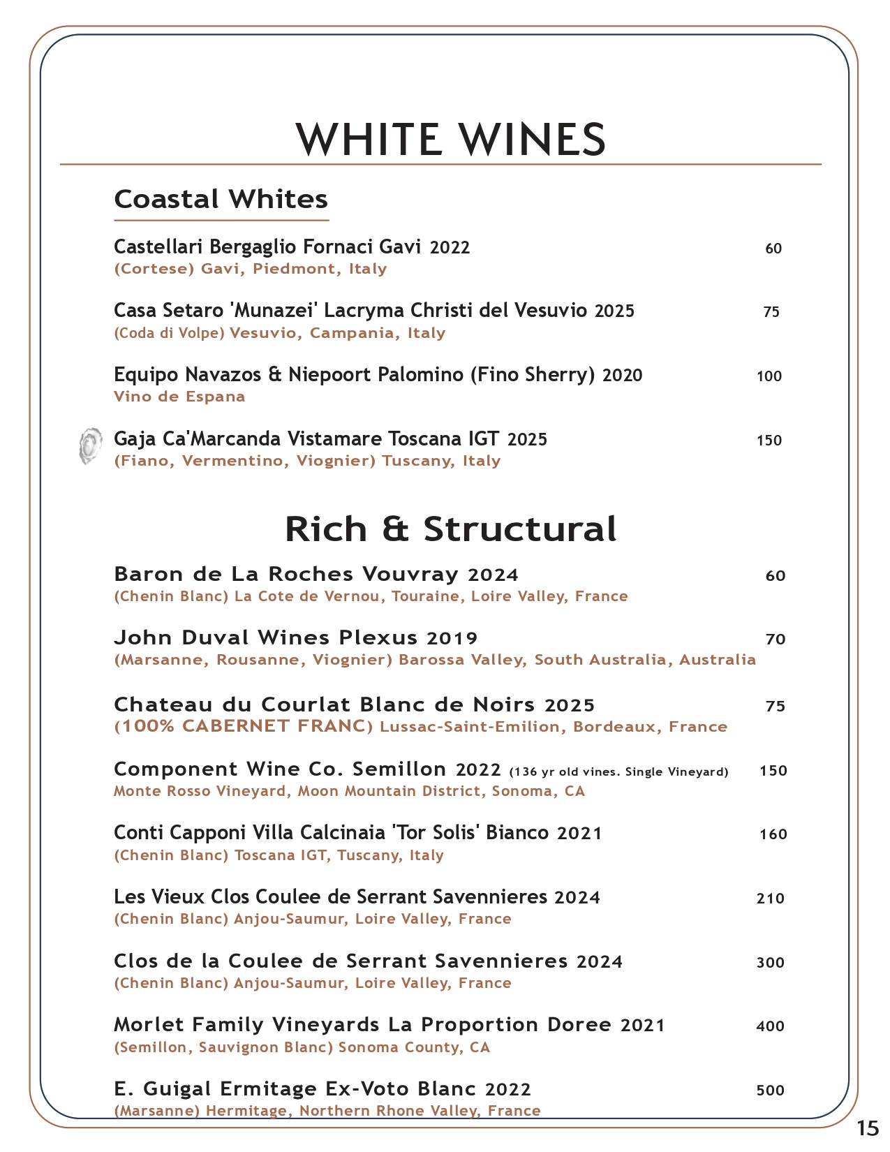 Drink menu page 14
