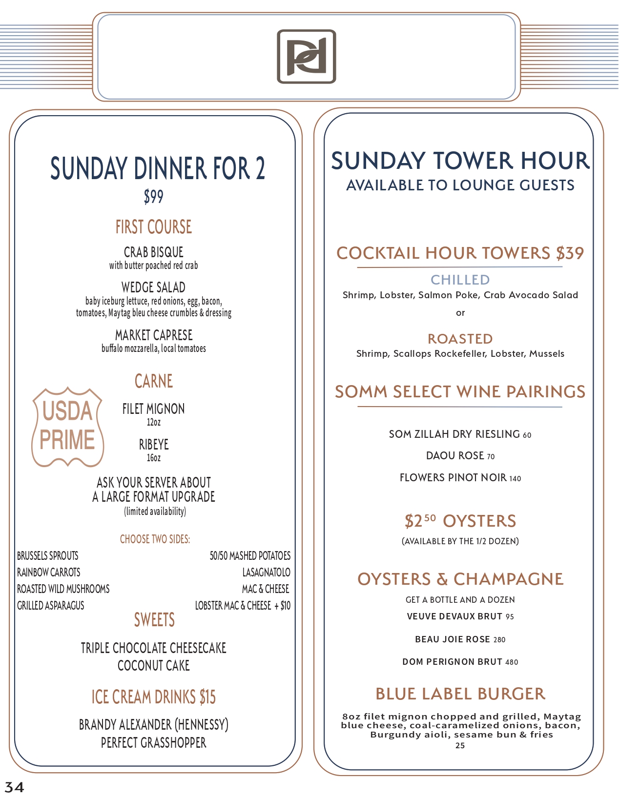 Drink menu page 33