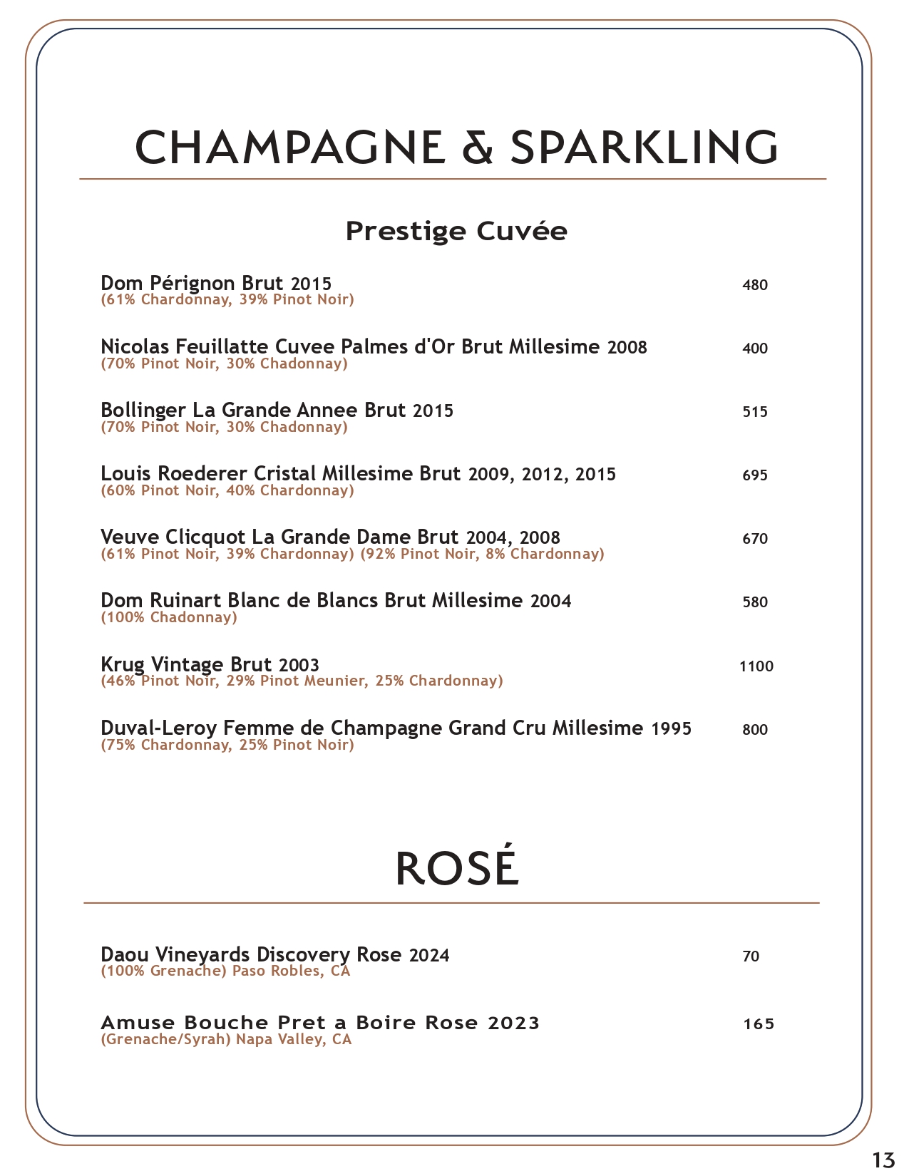 Drink menu page 12