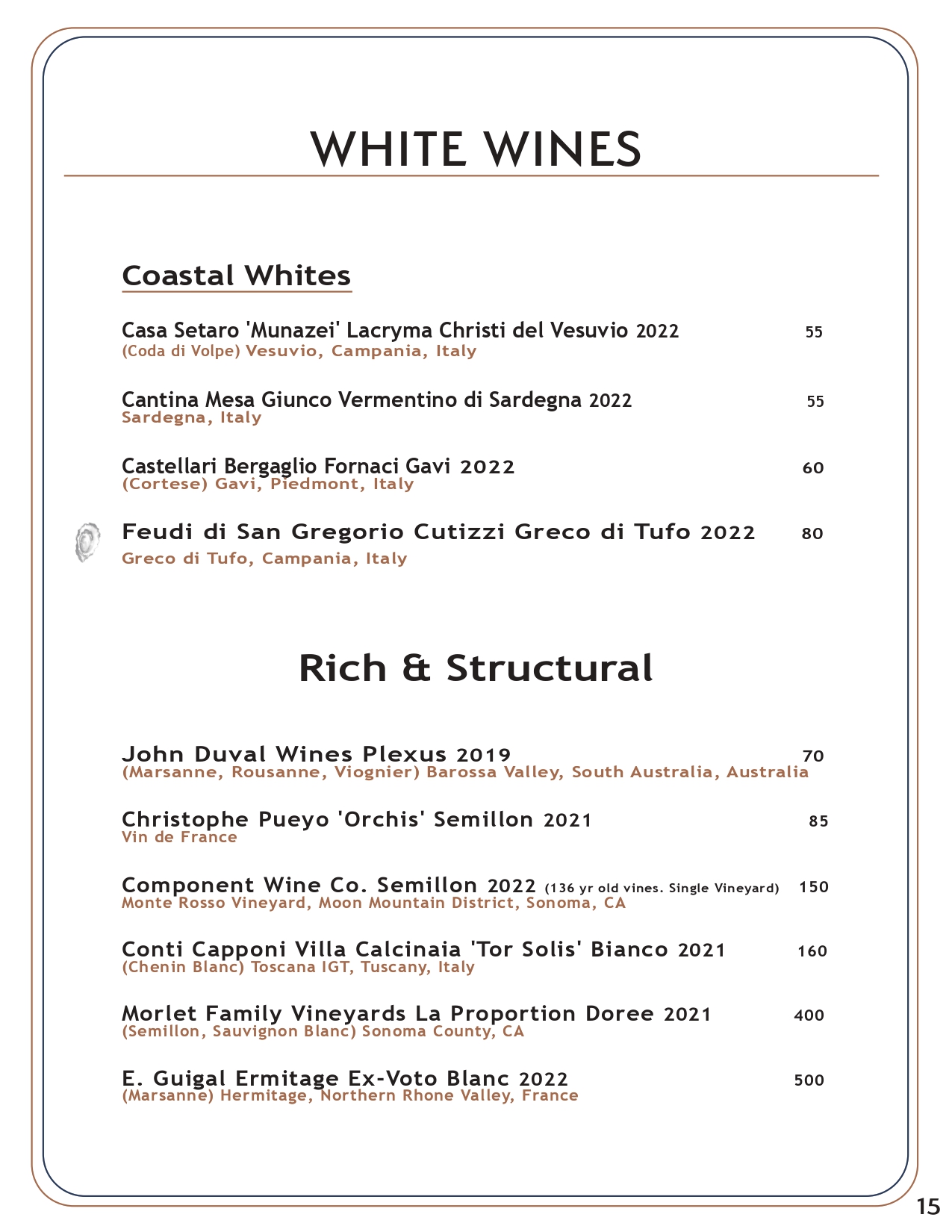 Drink menu page 14