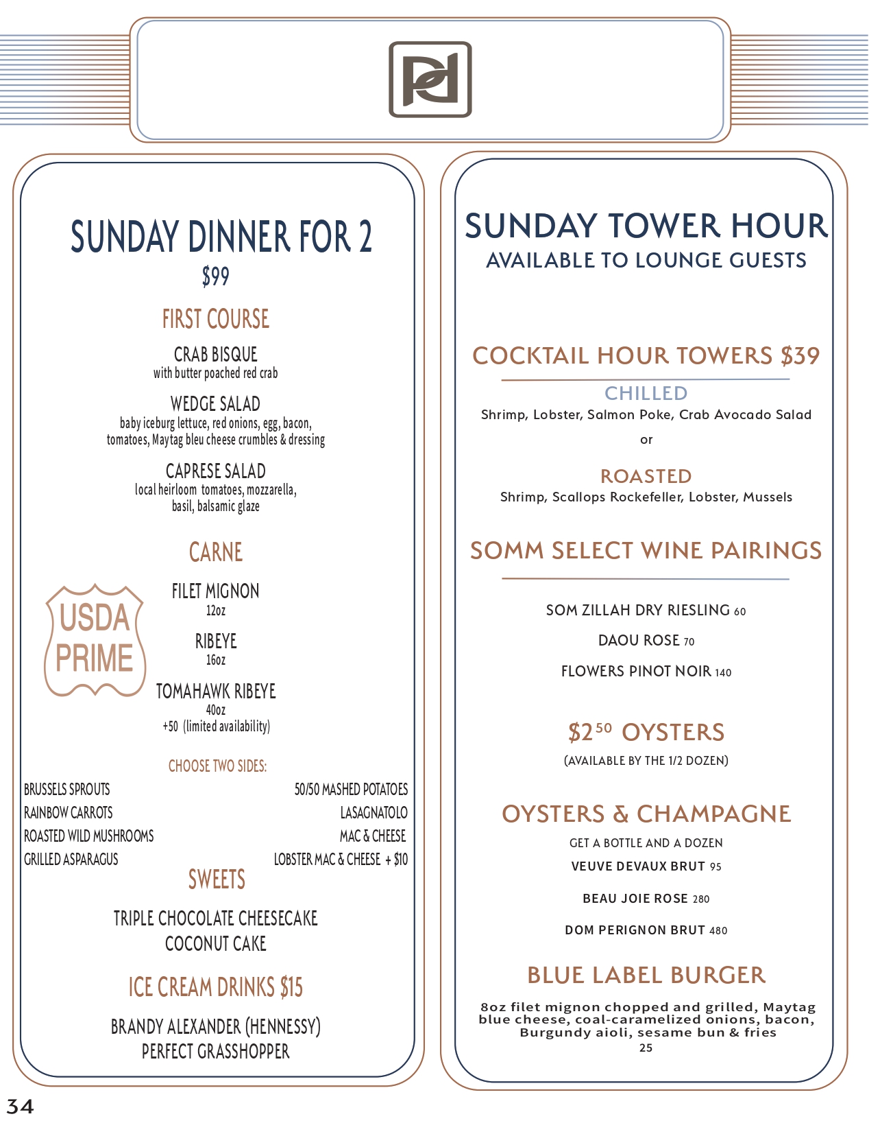 Drink menu page 33