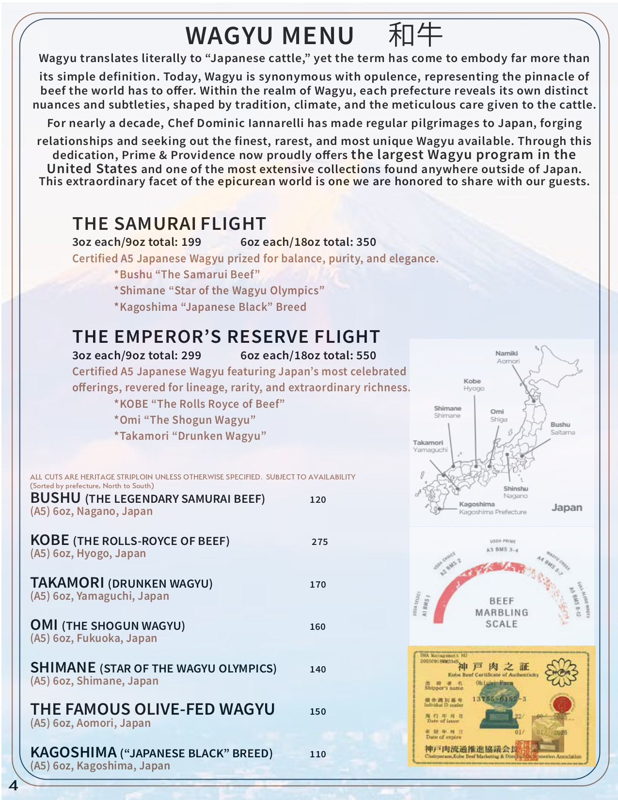 Drink menu page 3