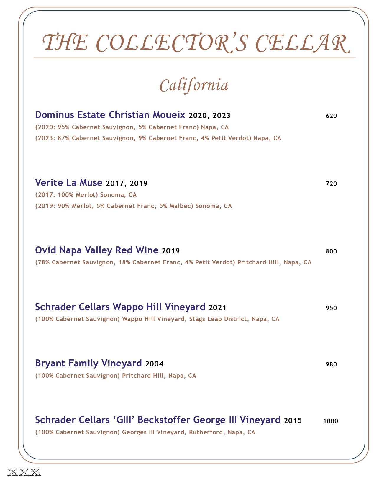 Drink menu page 29