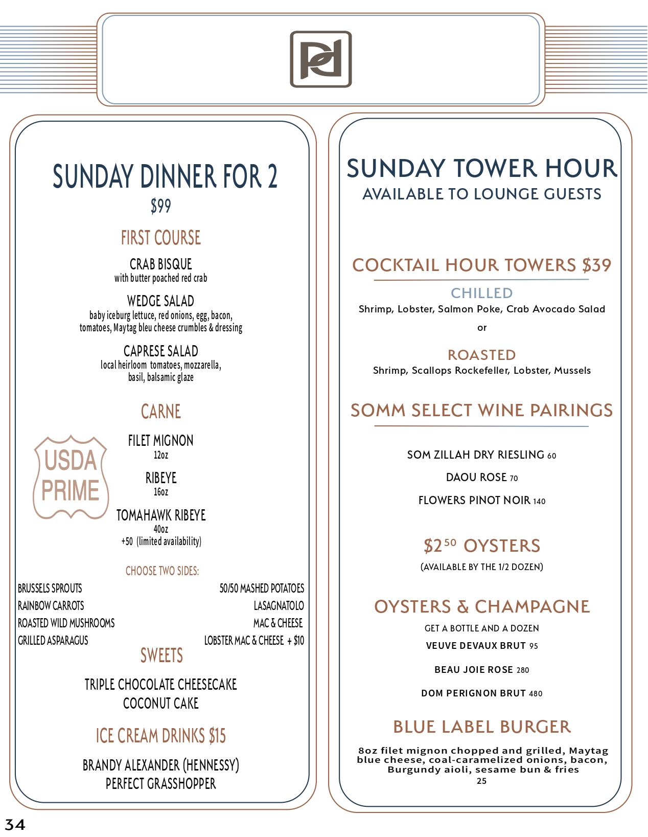 Drink menu page 33