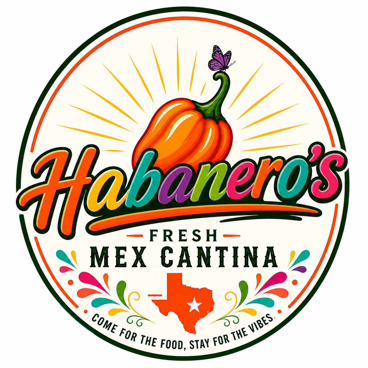 Habanero's Fresh Mex Cantina logo top - Homepage