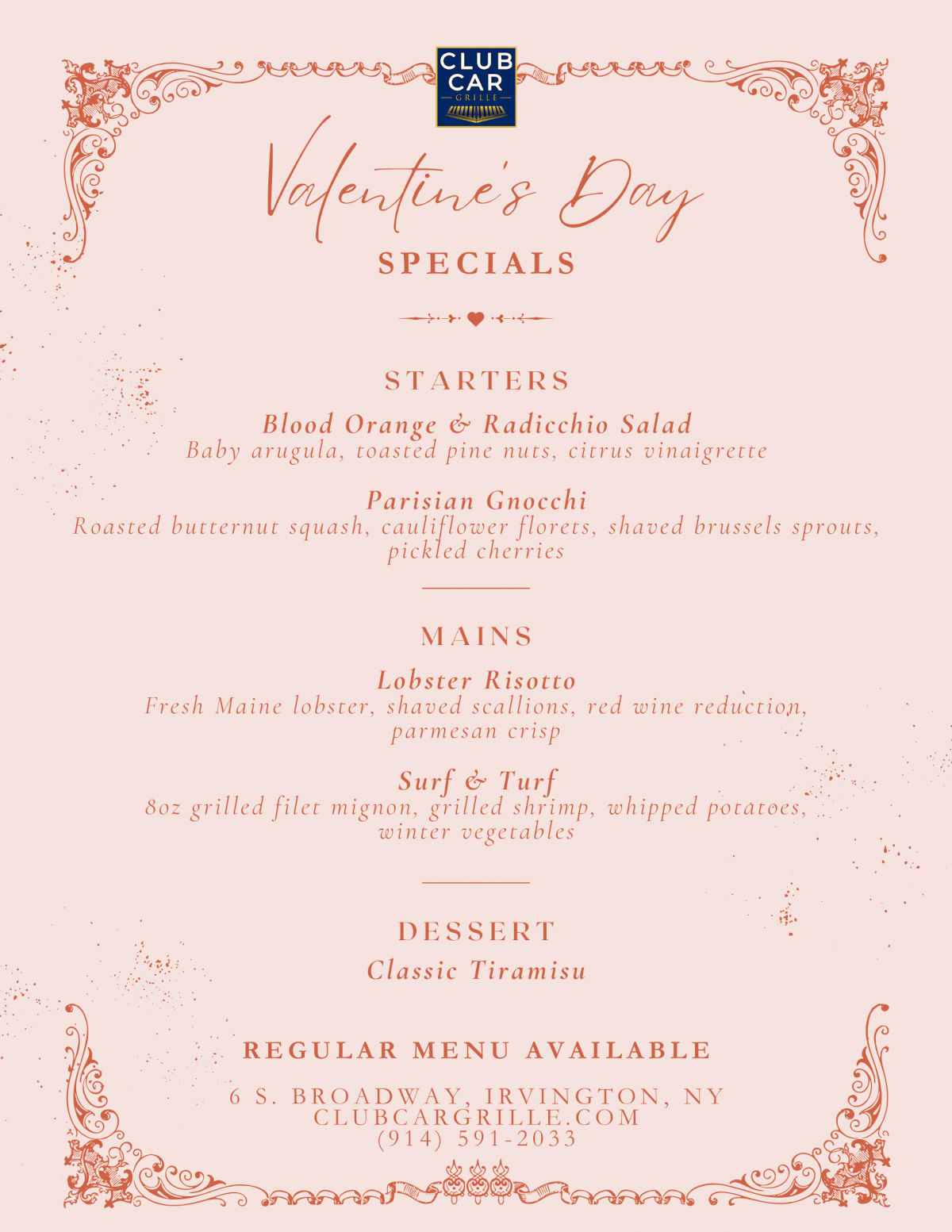 Valentines day specials