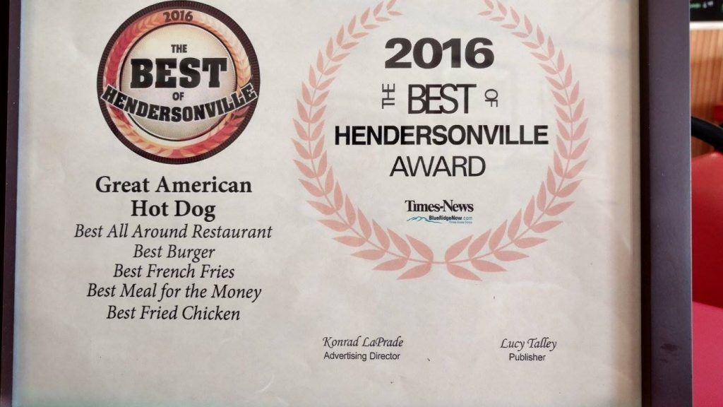 The Best of Hendersonville Award