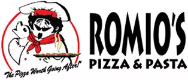 Romio's Pizza and Pasta logo top - Homepage