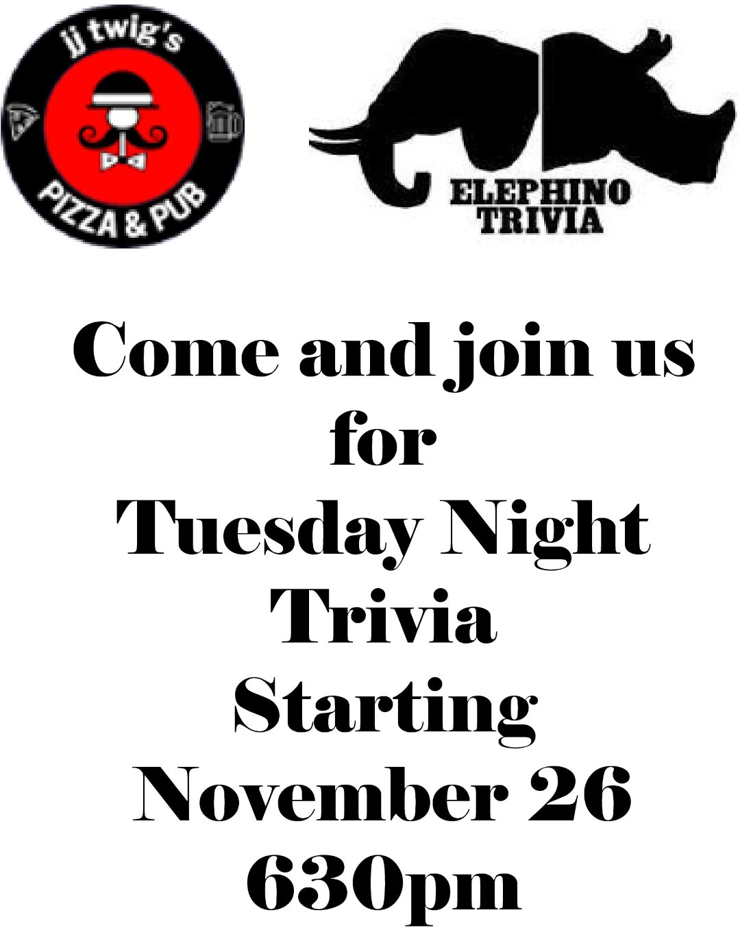 Tuesday Night Trivia, November 26