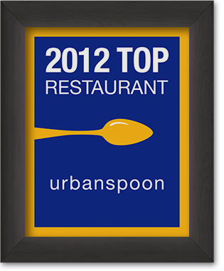 Urbanspoon 2012 top Restaurant award
