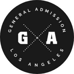 General Admission logo top - Homepage