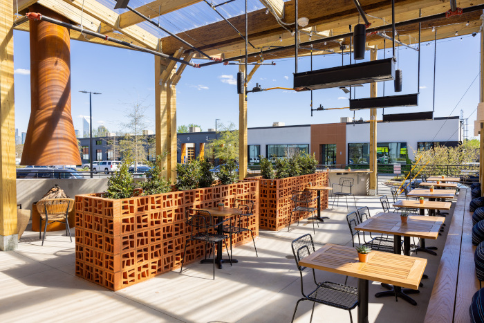 Restaurant patio