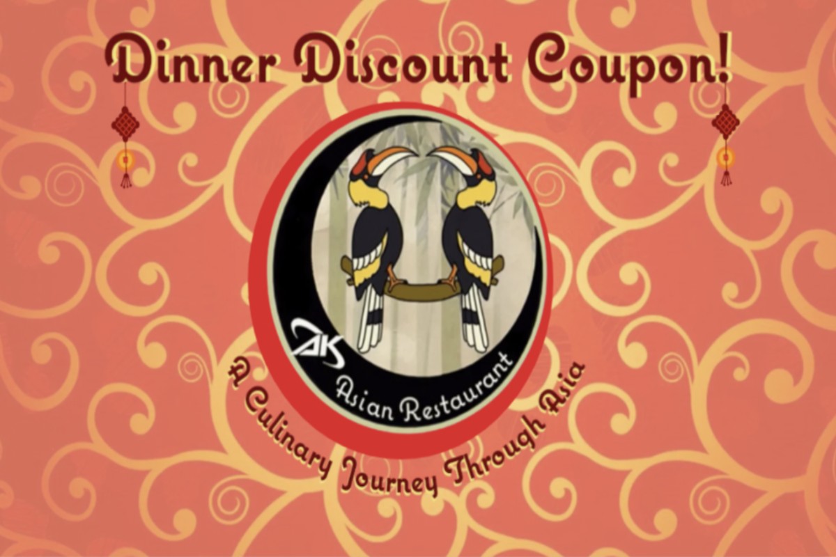 Dinner Discount Coupon