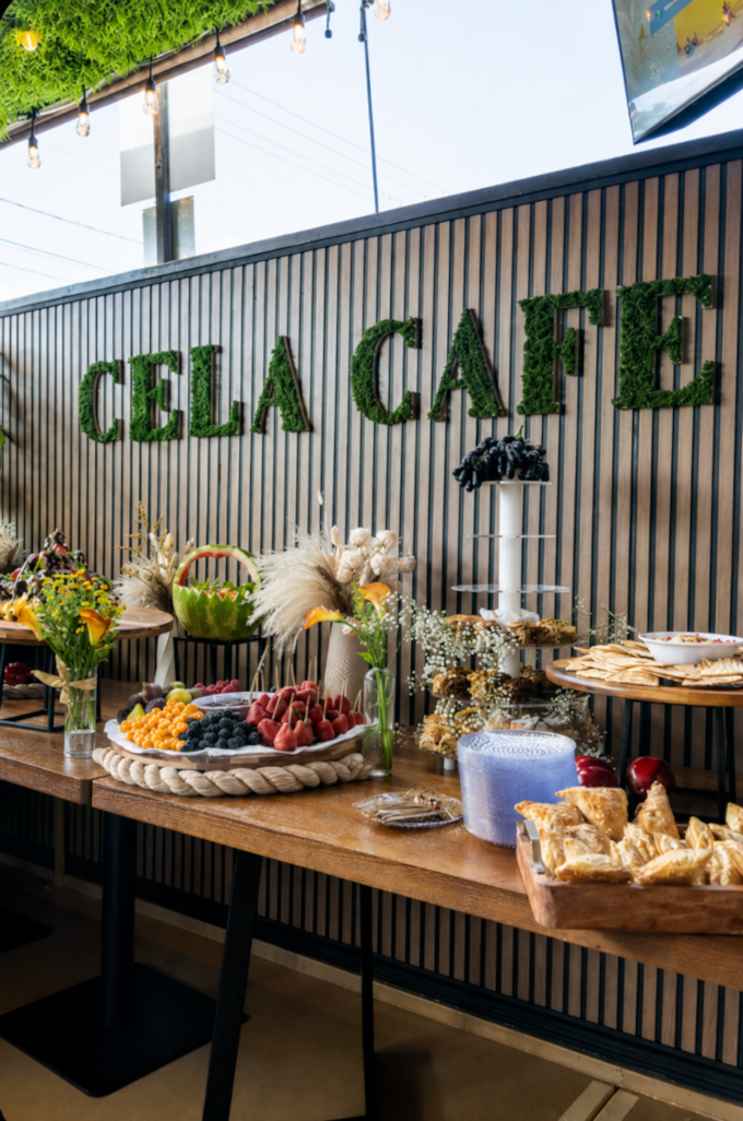 food served on the table