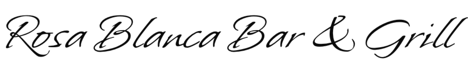 Rosa Blanca Bar & Grill logo scroll - Homepage