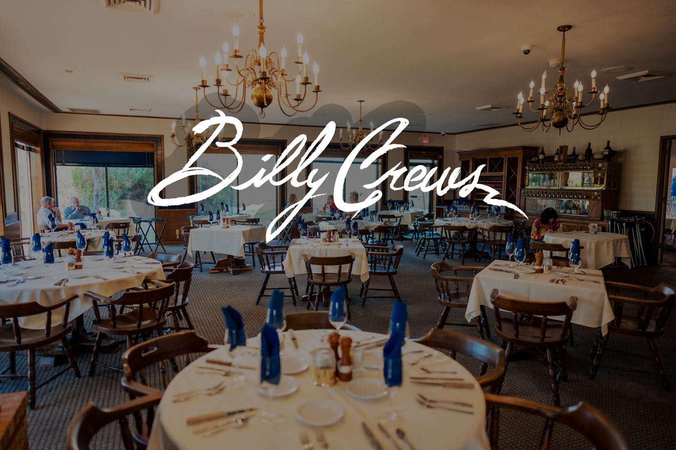 Billy Crews Fine Dining - Food Menu