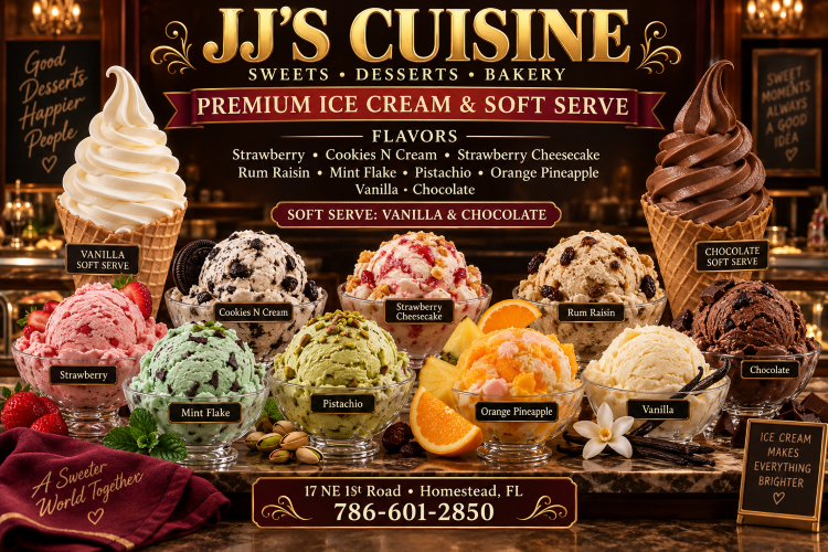 Ice cream, sweets and desserts