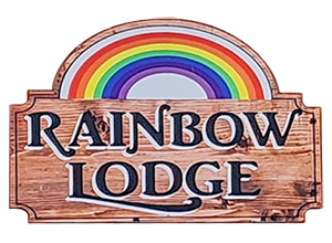 The Rainbow Lodge logo top - Homepage