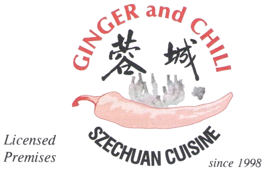 ginger and chili szechuan cuisine since 1998, licensed premises