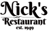Nick's Restaurant logo top - Homepage