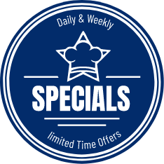daily & weekly specials, limited time offers