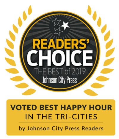 Readers' Choise voted Best Happy Hour