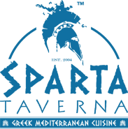 Sparta Taverna logo scroll - Homepage