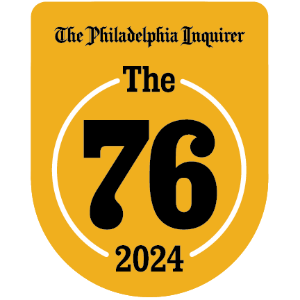 the philadelphia inquirer the 76 2024 badge