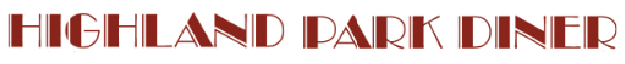 Highland Park Diner logo top - Homepage