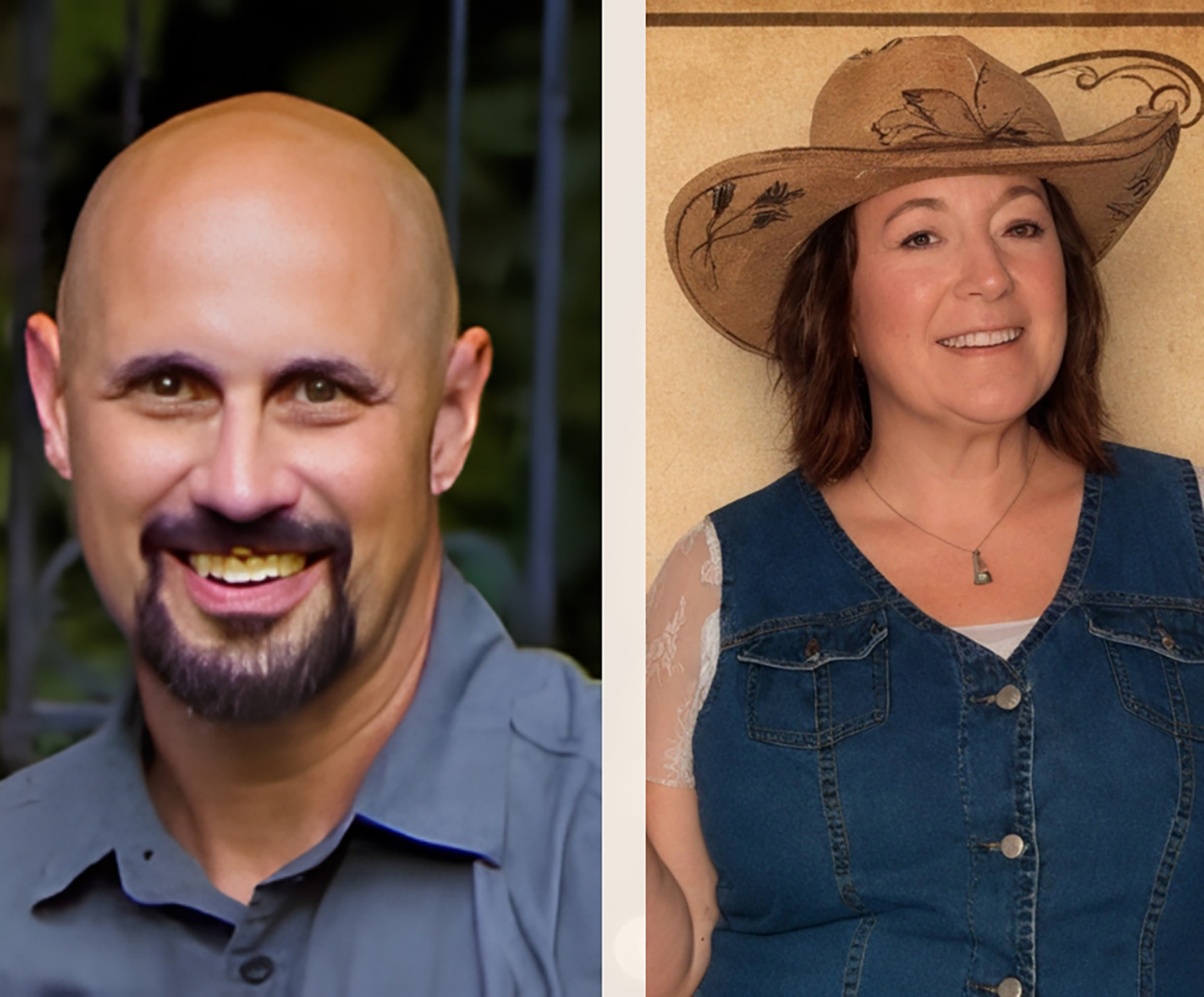 Line dance instructors David Interlicchia and Kathy V