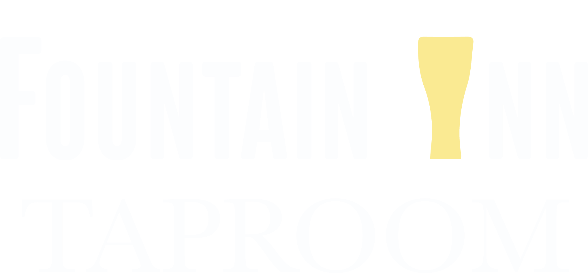 Fountain Inn Taproom logo top - Homepage