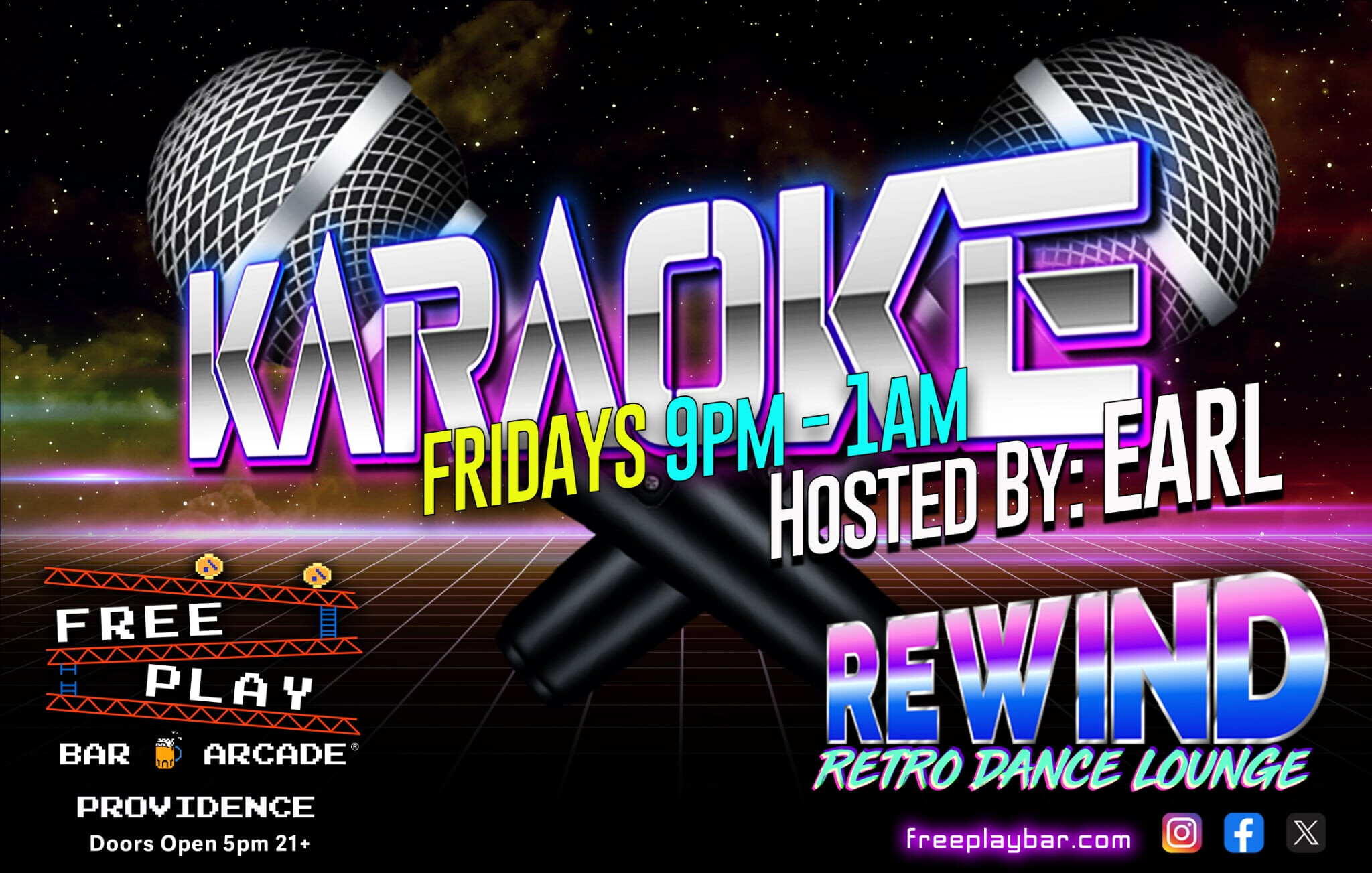 Karaoke Saturdays 7:30 pm to 10:30 pm