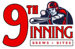 The 9th Inning brews and bites logo top - Homepage