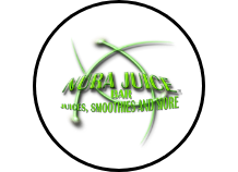 Nura Juice Bar logo top - Homepage