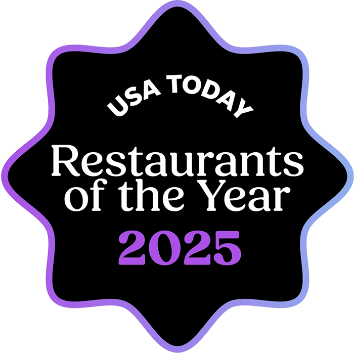 Restaurants of the Year 2025 on the USA Today website