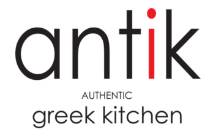 Antik Greek Kitchen logo top - Homepage