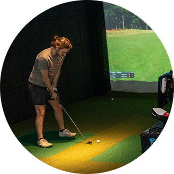 Golf simulation lessons