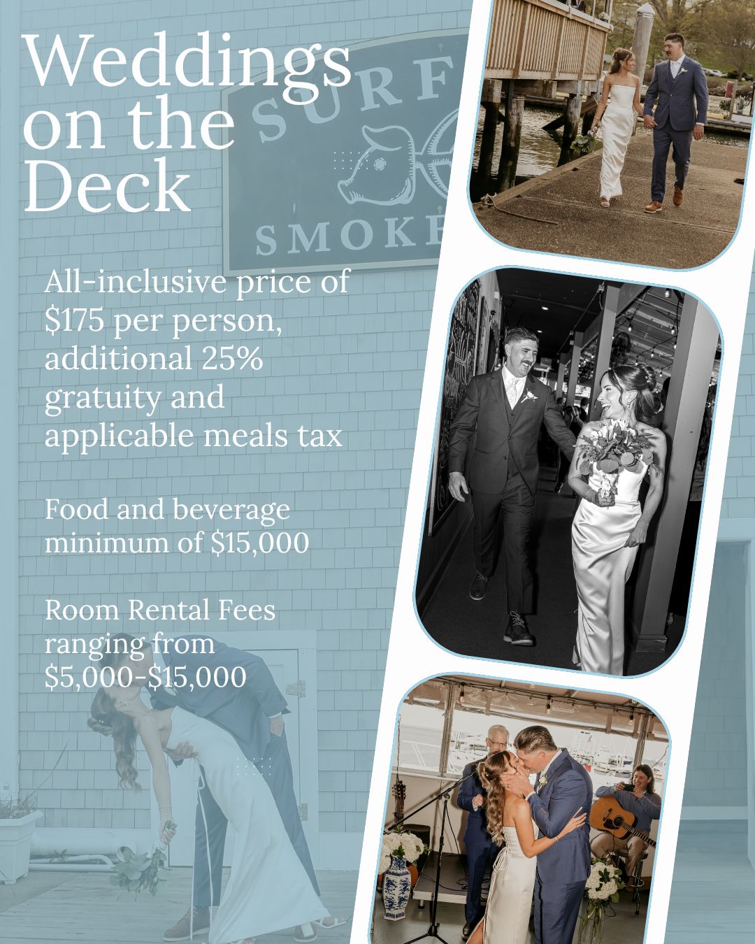 Weddings on the Deck info