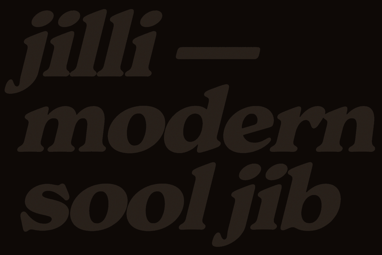 Jilli — modern sool jib