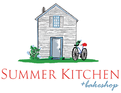 Summer Kitchen +bakeshop logo scroll