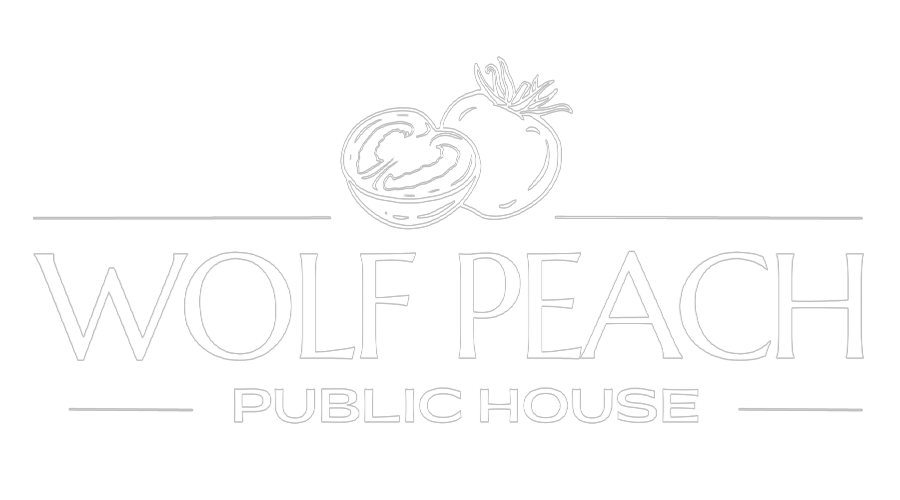 Wolf Peach Public House logo top - Homepage