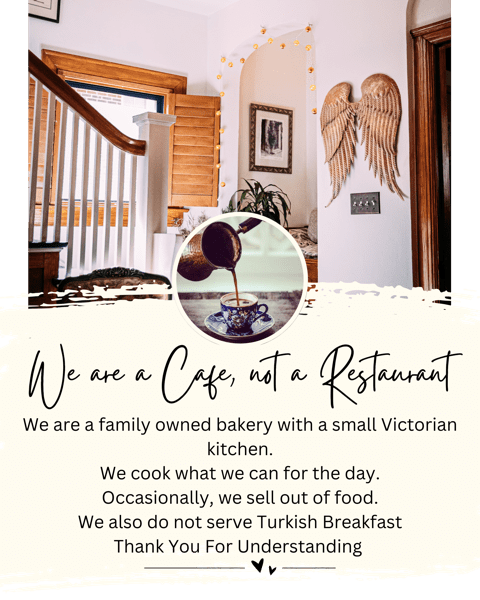 we are a cafe, not a restaurant